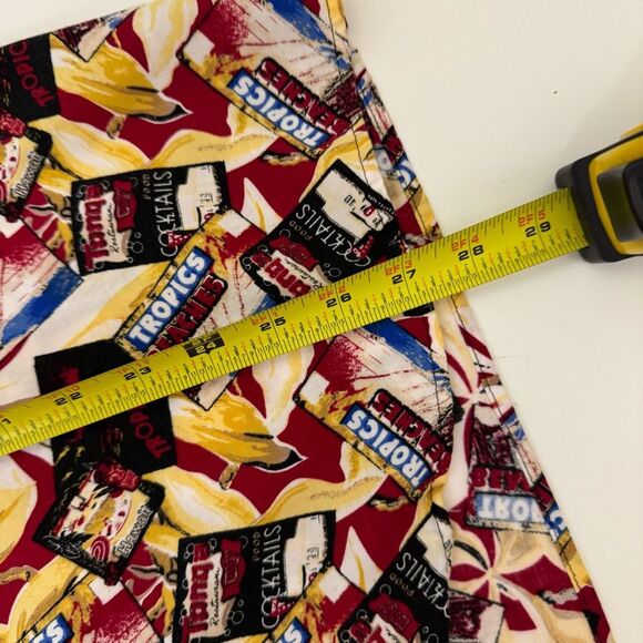 MORRO BAY Tropical Cocktail Print Button-Up Shirt | medium - Picture 6 of 8